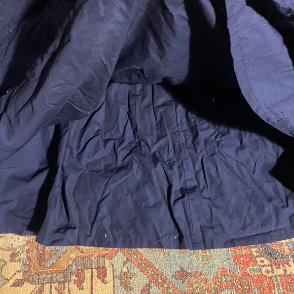 Dark Navy Isaac Mizrahi Embroidered Cotton Dress - Picture 6 of 6